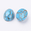 Synthetic Turquoise Cabochons G-E414-01-2
