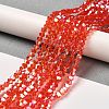 Transparent Electroplate Glass Beads Strands LS-EGLA-A039-T4mm-B14-4