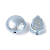 Pearlized Opaque Acrylic Beads OACR-T029-04G-2