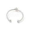 Brass Cup Peg Open Cuff Ring Settings LS-KK-G518-02P-01-3