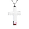 Cross Urn Ashes Pendant Necklace PW-WGBB57D-01-1