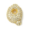 Rack Plating Brass Clear Cubic Zirconia Pendants KK-S378-01G-Q-1