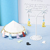 40Pcs 10 Styles Spray Printed Alloy Pendants FIND-TA0002-38-7