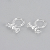 Plastic Clip-on Earring Findings KY-S155-06-2