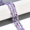 Natural Lavender Amethyst Beads Strands G-P497-01B-21-2
