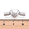 925 Sterling Silver European Clasps STER-T007-141P-3