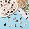 40Pcs 2 Colors Alloy Enamel Pendants ENAM-CJ0002-45-4