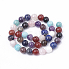 Natural Mixed Stone Beads Strands G-T064-52B-2