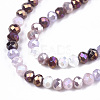Opaque Glass Beads Strands X-GLAA-T006-12B-3