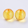 Transparent Acrylic Beads X-TACR-Q254-8mm-V24-2