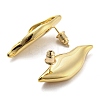 Brass Stud Earrings EJEW-D067-06G-2