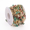 Handmade Brass Beaded Chains CHC-D026-01G-4