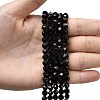 Natural Black Banded Agate/Striped AgateBeads Strands G-Z119-A03-01-2