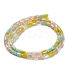 Electroplate Glass Beads Strands EGLA-D030-08H-2