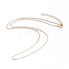 Brass Cable Chains Necklaces  NJEW-JN03280-02-1