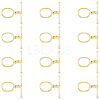 HOBBIESAY 12 Sets Brass Toggle Clasps KK-HY0001-06-1
