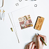 PVC Sakura Stamp DIY-WH0486-028-4