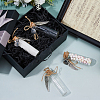 4Pcs Transparent Glass Empty Bottles AJEW-FH00032-4