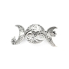Viking Style Zinc Alloy Snap Hair Clips For Women PHAR-B090-01AS-05-1
