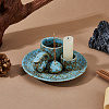 Porcelain Incense Burners Holder AJEW-WH0696-685-4