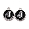 Platinum Plated Alloy Charms ENAM-S118-02J-P-1
