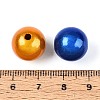 Spray Painted Acrylic Beads MACR-Q154-14mm-01M-01-3