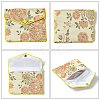 Rectangle Floral Embroidery Cloth Zipper Pouches ABAG-YW0001-03C-2