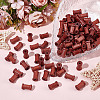 Wooden Empty Spools for Wire TOOL-WH0136-136-4