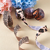 Leopard Printed Grosgrain Ribbons OCOR-TA0001-16-6