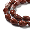 Natural Red Jasper Beads Strands G-P520-B04-01-4