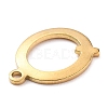 PVD Vacuum Plating  304 Stainless Steel Charms STAS-H112-Q-G-3