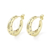 Rack Plating Brass Micro Pave Cubic Zirconia Studs Earrings EJEW-B047-05G-09-1