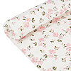 Flower Pattern Cotton Fabric DIY-WH0504-985E-1