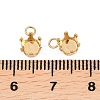 304 Stainless Steel Pendant Rhinestone Claw Charms Settings STAS-B121-01A-G-3