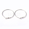 Brass Earring Findings Hoops EC108-3NF-1