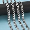 304 Stainless Steel Curb Chains CHS-O002-02-2