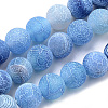 Natural Weathered Agate Beads Strands G-S259-05C-6mm-1