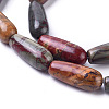 Natural Picasso Stone/Picasso Jasper Beads Strands G-D0017-05-4