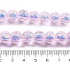 Handmade Foil Lampwork Beads Strands FOIL-K003-06B-17-4