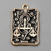 Alloy Enamel Pendants ENAM-WH0064-24H-1