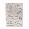 Blessing Words and Phrases Clear Silicone Stamps PW-WG627C9-01-6