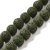 Natural Lava Rock Bead Strands G-L435-03-8mm-20-1