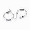 Brass Hoop Earrings KK-E720-01P-2