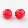 12/0 1.5~2mm Baking Paint Glass Seed Beads Loose Spacer Beads X-SEED-S001-K20-2