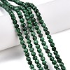 Dyed Natural White Jade Beads Strands G-T140-4mm-B08-2
