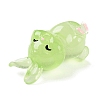 Luminous Resin Rabbit Ornament DJEW-R011-02C-3