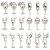 72Pcs 6 Styles Tibetan Style Alloy Pendants FIND-SC0009-69-1
