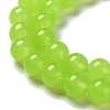Natural & Dyed Malaysia Jade Bead Strands G-A146-8mm-A09-01-2