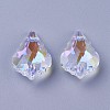 Faceted Glass Pendants GLAA-F068-C27-2