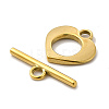 Ion Plating(IP) 304 Stainless Steel Toggle Clasps STAS-F290-07G-2